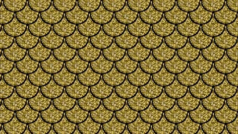 Fish scale pattern with glitter effect animation  Stock Footage 149986651