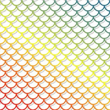 Fish scale pattern Illustrazione stock