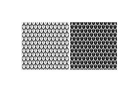 Fish scale pattern. Vector icon design. Stock Illustration