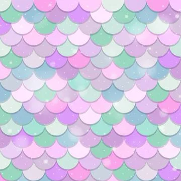 Fish scale seamless pattern background Stock Illustration