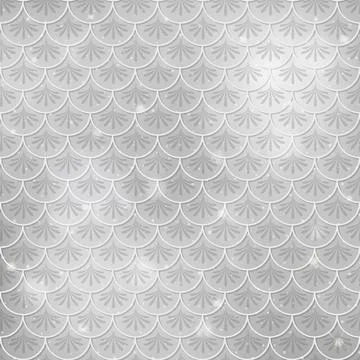 Fish scale seamless pattern background Illustrazione stock