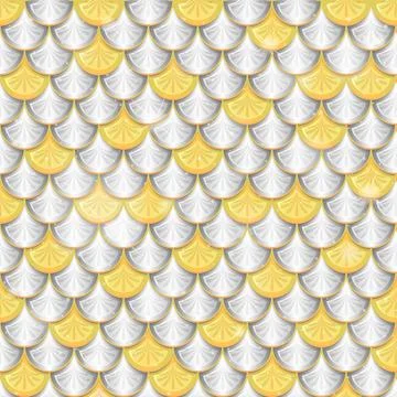 Fish scale seamless pattern background Ilustración de archivo