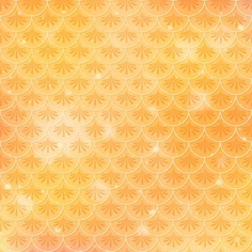 Fish scale seamless pattern background Illustrazione stock