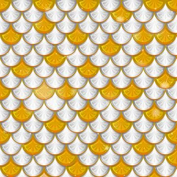 Fish scale seamless pattern background Stock Illustration