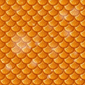 Fish scale seamless pattern background Illustrazione stock