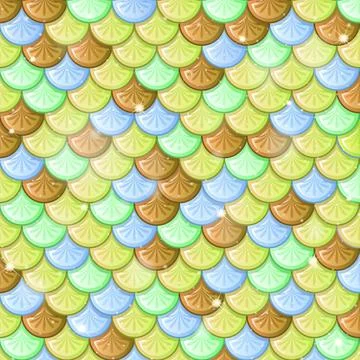Fish scale seamless pattern background Stock Illustration
