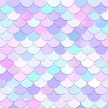 Fish scale seamless pattern background Illustrazione stock