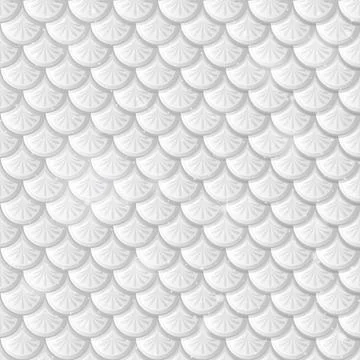 Fish scale seamless pattern background Illustrazione stock