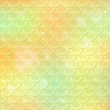 Fish scale seamless pattern background Stock Illustration