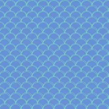 Fish scale seamless pattern Stock Illustration
