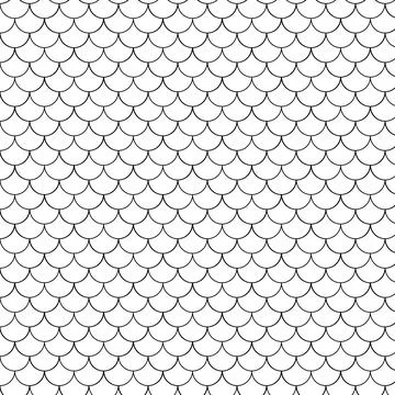 Fish scale seamless pattern. Mermaid, dragon, snake scales background. Fish Stock Illustration