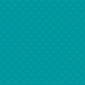 Fish scale. Turquoise Neutral Seamless Pattern for Modern Design in Flat Styl イラスト素材