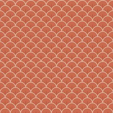 Fish Scales Abstract Texture Pattern. Simple Chinese Ornament Digital Background Stock Illustration