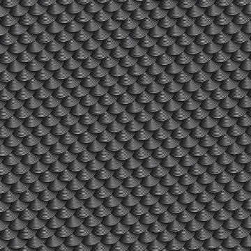 Fish scales from circle lines Fotos de archivo
