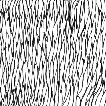 Fish scales ink texture. Abstract black and white hand drawn illustration, vi Stock Illustration