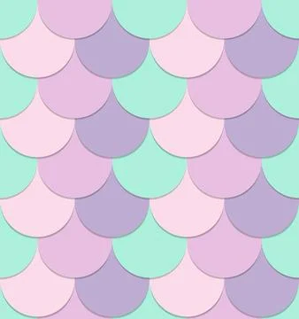 Fish scales seamless pattern background texture Stock Illustration