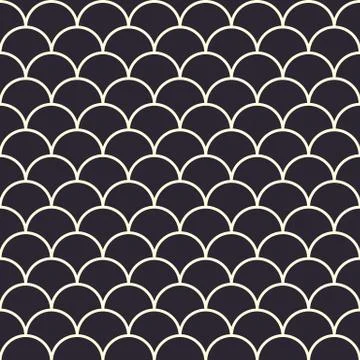 Fish Scales Seamless Pattern 스톡 일러스트