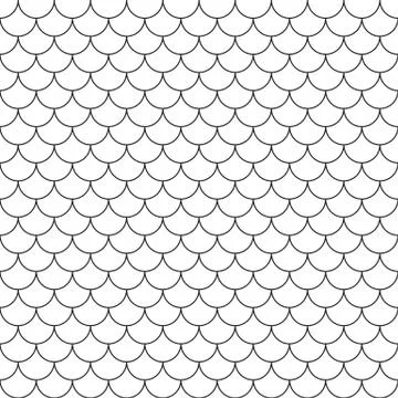 Fish Scales Seamless Pattern Stock Illustration