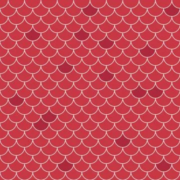 Fish Scales Seamless Pattern Stock Illustration