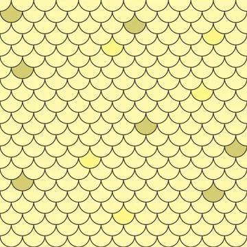 Fish Scales Seamless Pattern Stock Illustration