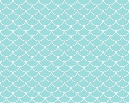Fish scales seamless pattern Stock Illustration