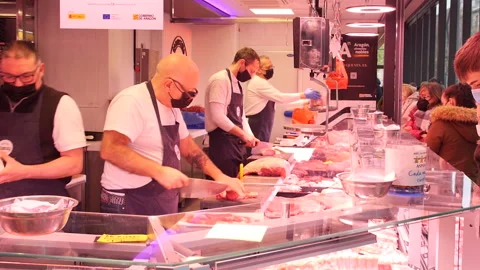 Fish shop Stock Footage 167363276