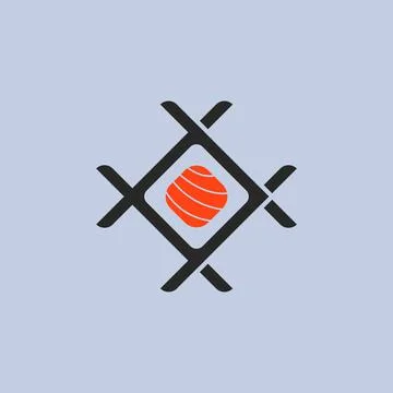 Fish Shushi Logo Stock Illustration