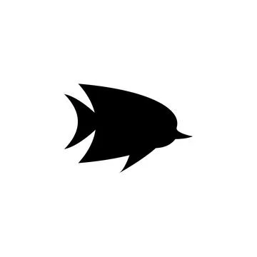 Fish silhouette icon. Element of animals icon for mobile concept and web apps Stock Illustration