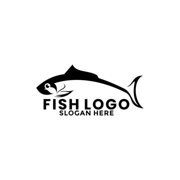 Fish simple Logo icon vector, fish line illustration logo template Stock Illustration