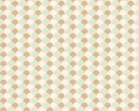 Fish skin seamless pattern. vector background. Fish scales texture. Pastel Stock Illustration