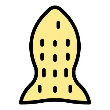 Fish snack icon vector flat 스톡 일러스트