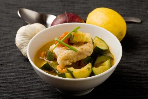 Fish soup Stock Photos