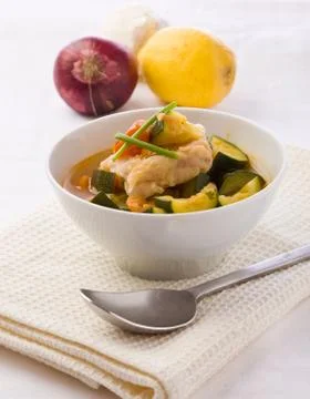 Fish soup Stock Photos