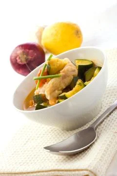 Fish soup Stock Photos