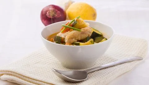 Fish soup Stock Photos