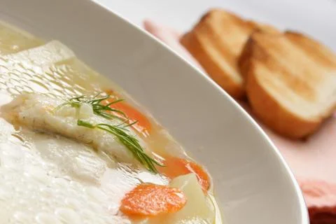 Fish soup Stock Photos