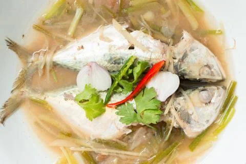 Fish soup Stock Photos