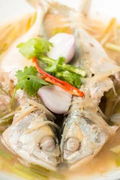 Fish soup Stock Photos