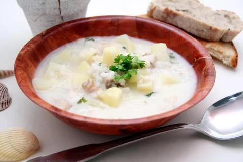 Fish soup Foto stock