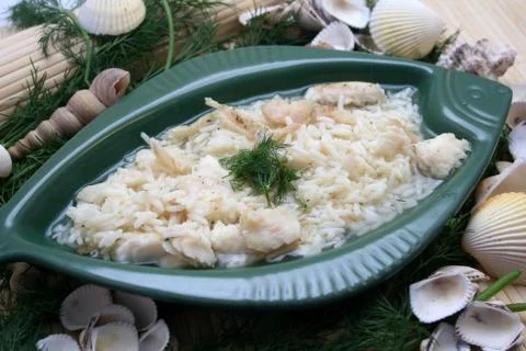 Fish soup Foto stock