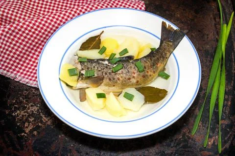 Fish soup Stock Photos