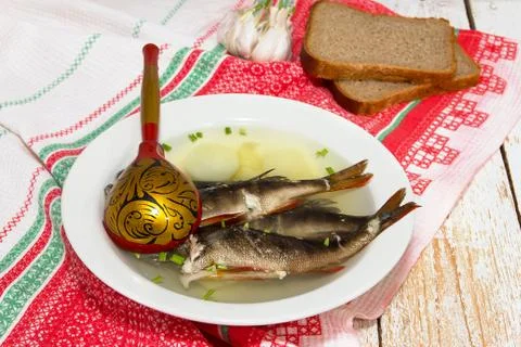 Fish soup Stock Photos