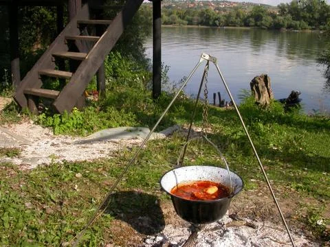 Fish soup Stock Photos