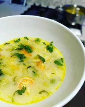 Fish soup Stock Photos