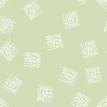 Fish spa line seamless pattern Illustrazione stock