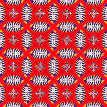 Fish spines pattern 库存插图