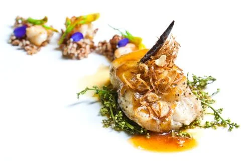 Fish steak Stock Photos