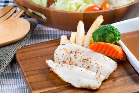 Fish Steak Stock Photos