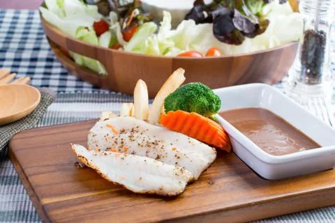 Fish Steak Stock Photos