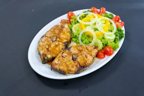 Fish steak  Stock Photos